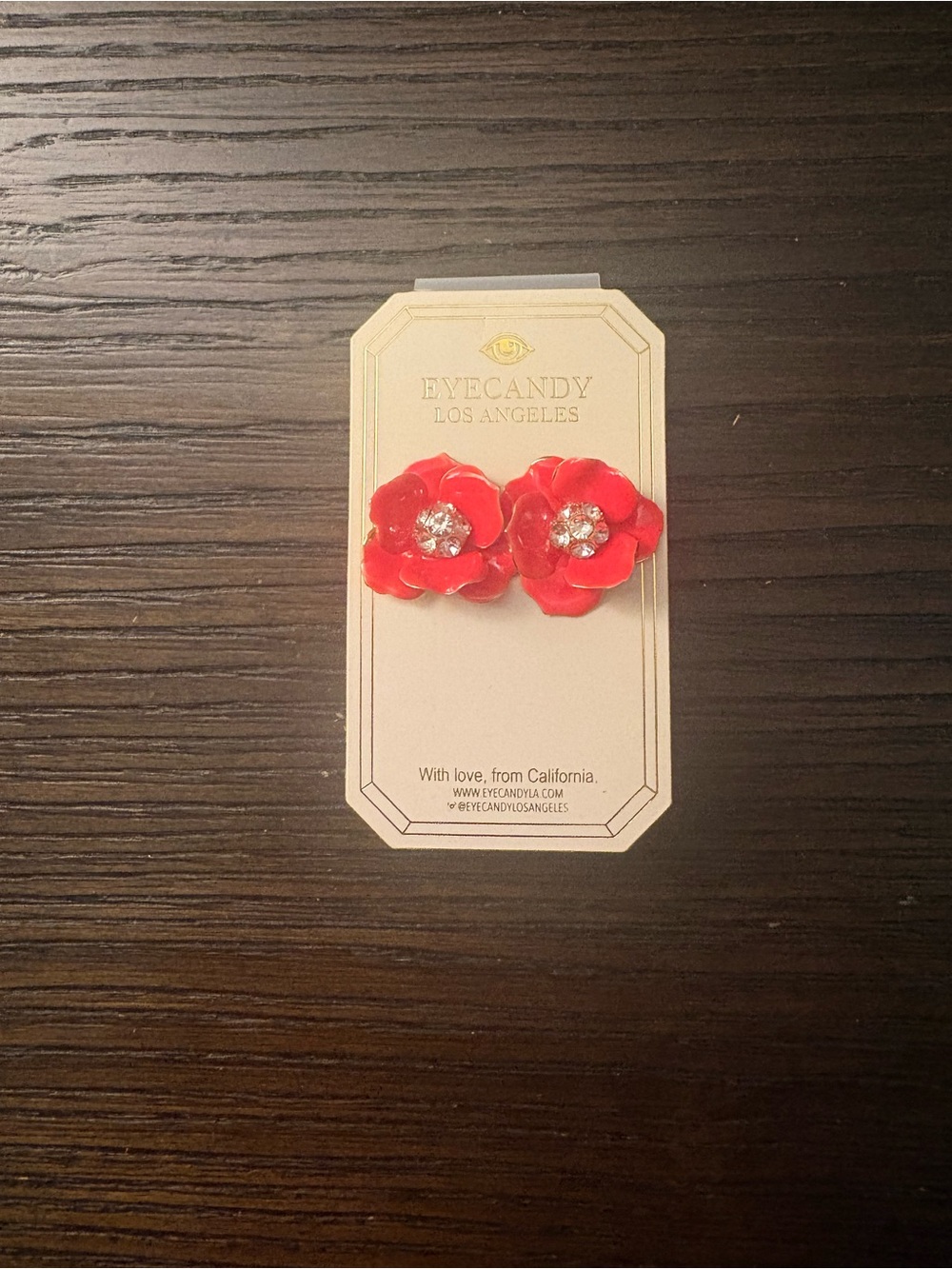 NEW Eye Candy flower earrings